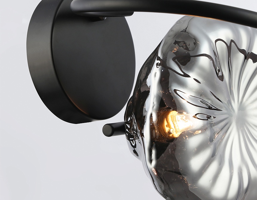 LH15005 BK/SM черный/дымчатый G9 max 40W 195*210*170