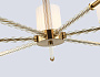 LH71503/7 BS/FR латунь/белый матовый E14*7 max 40W D840*640