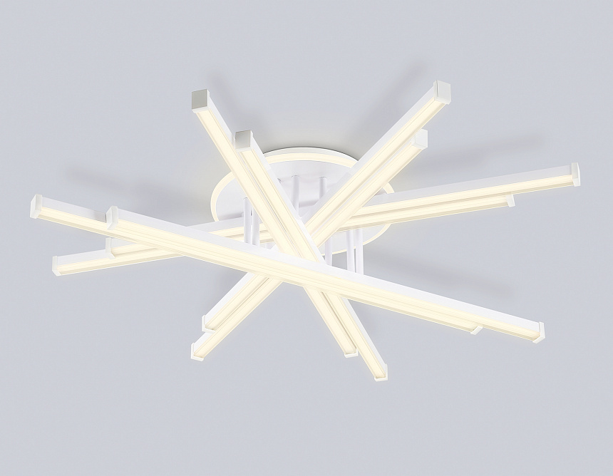 FL6275 WH белый 134W 3000K-6400K 800*800*165 (ПДУ ИК)