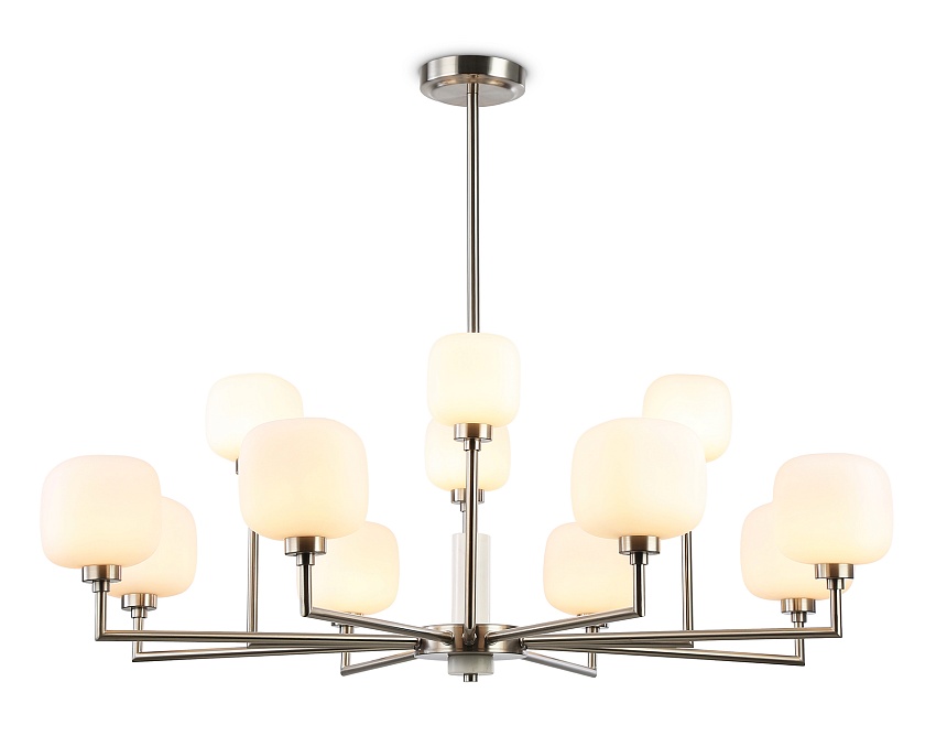 LH53005/12 SN/FR сатин никель/белый матовый G9*12 max 40W D910*680