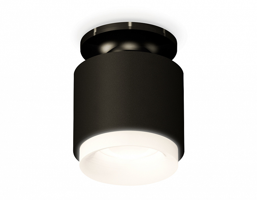 XS7511064 SBK/PBK/FR черный песок/черный полированный/белый матовый MR16 GU5.3 (N7926, C7511, N7165)