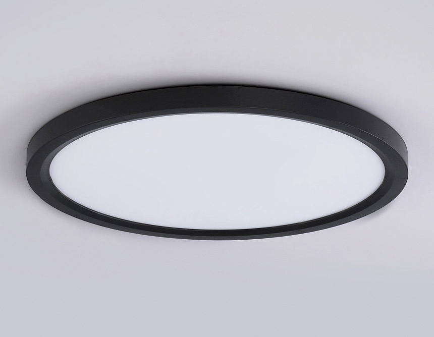 FZ1910 BK черный IP54 44W 3000K-6500K CCT-переключатель D600*25 (Без ПДУ)