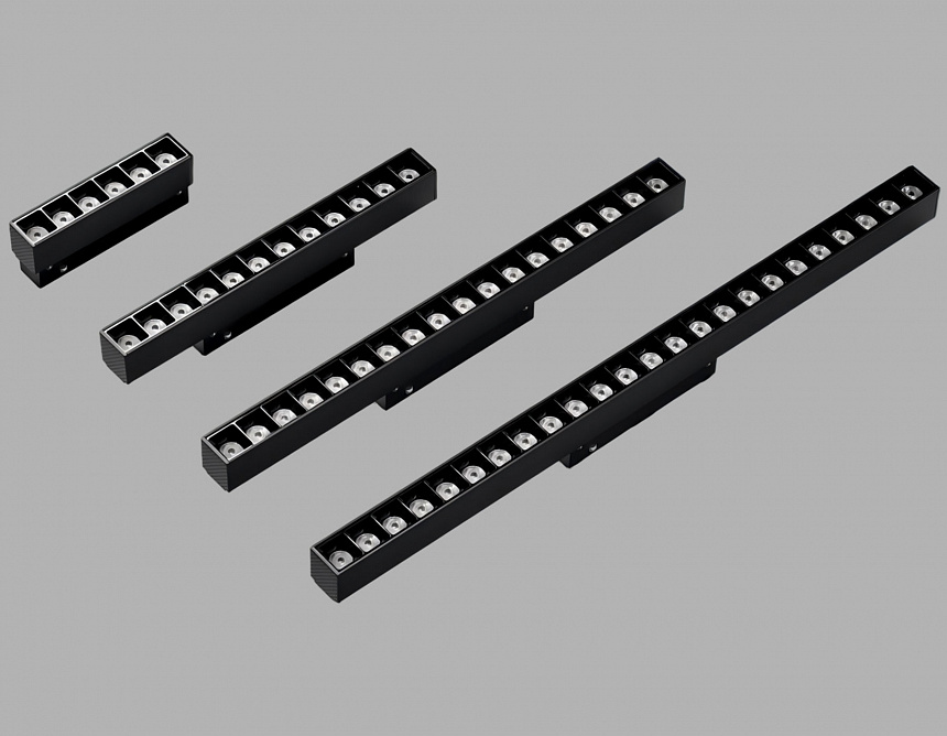 GL4515 BK черный IP20 24W 3CCT 3000-6000K SMART 48V 24° 435*22*25