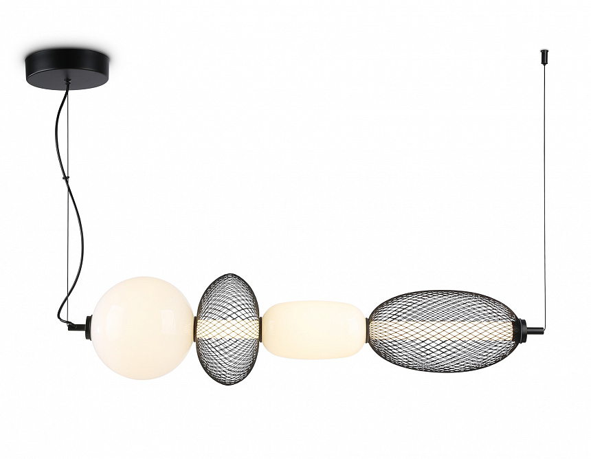 LH11010 BK/FR черный/белый матовый 32W 3000K 915*220*220