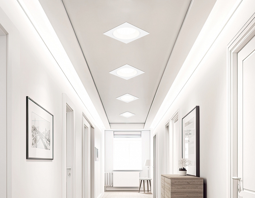 TN52341 SWH/GWH белый песок/белый глянец GX53 max 12W 115*115*25