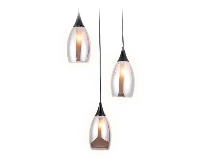 TR3550/3 BK/SM черный/дымчатый E14 max 40W 370*130*1000