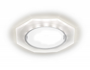 G216 CH/WH хром/матовый GX53+3W(LED WHITE)