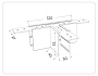GL1036 BK черный коннектор T-образный для накладного шинопровода Magnetic 220V 105*75*52