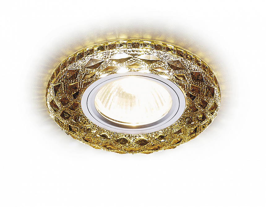 S288 BK хром/агат/MR16+3W(LED WHITE)