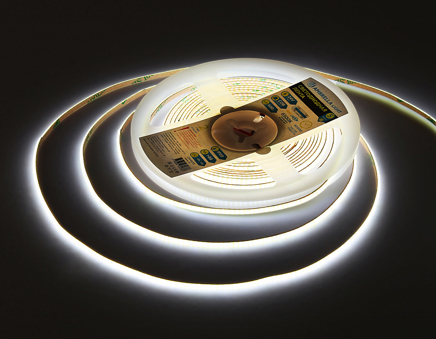 GS4603 COB 384Led/ 7W m/ 24V IP20 6500K/ 5m*3mm*2mm (2 конт.) GS4603 COB 384Led/ 7W m/ 24V IP20 6500K/ 5m*3mm*2mm (2 конт.)