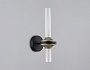 LH55355/2 BK/CGD/CL черный/золото/прозрачный G9/2 max 30W 150*100*320