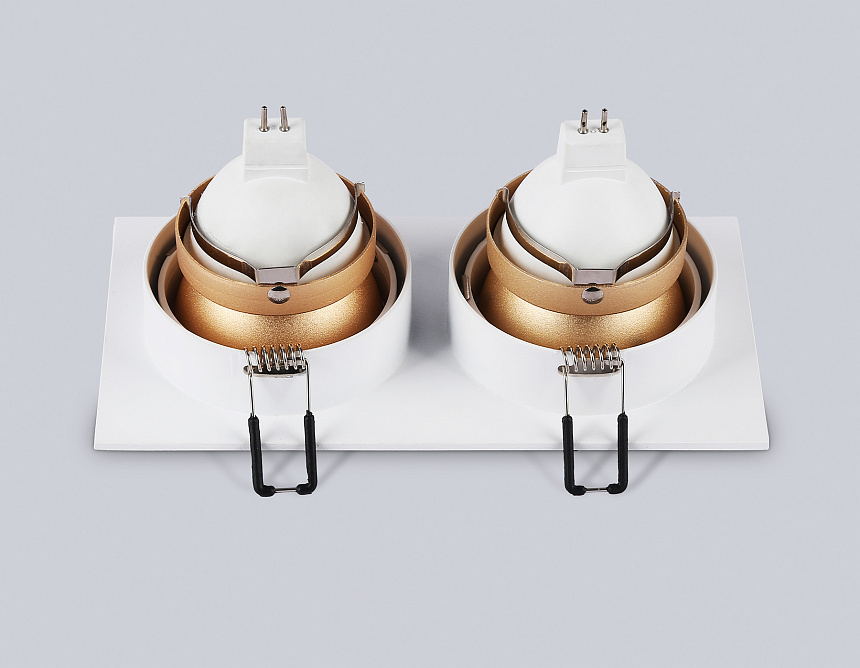 TN102831/2 WH/GD белый/золото GU5.3/2 178*93*50