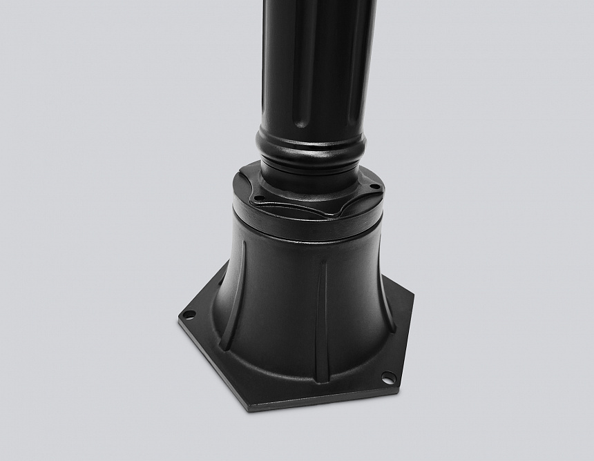 ST2037 BK/CL черный/прозрачный IP54 E27 max 40W D150*1100