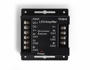 GS11801 усилитель RGB 24A 12V 288W/ 24V 576W