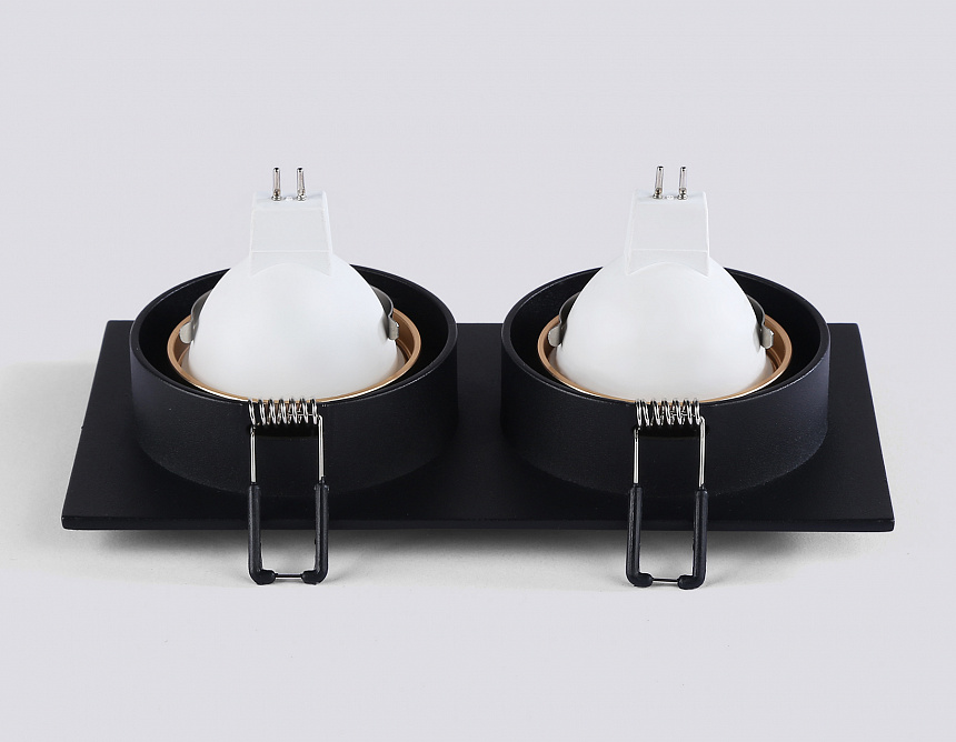 TN102735/2 BK/GD черный/золото GU5.3 175*92*23 TN102735/2 BK/GD черный/золото GU5.3 175*92*23