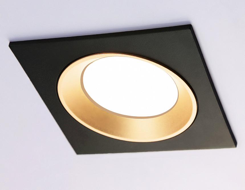 A8927 BK/GD черный/золото MR16 GU5.3 92*92*24