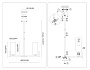 LH56063/5 BS/WH латунь/белый E27*5 max 60W D600*750