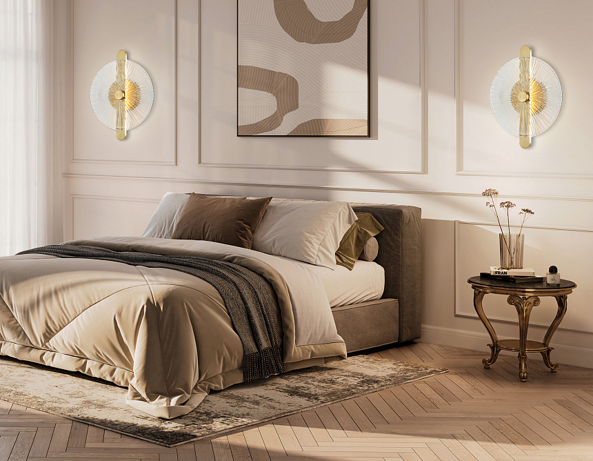 LH31143 BS/CL латунь/прозрачный 13W 3000K 280*70*350