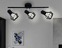 TR8622/3 BK/CH черный/хром E27*3 max 40W 460*91*175