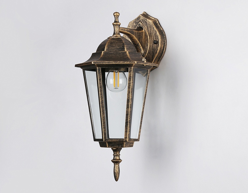 ST2019 GD/BK/CL золото/черный/прозрачный IP54 E27 max 40W 360*150*210