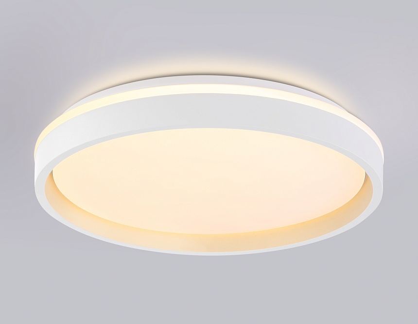 FZ607 WH/GD белый/золото IP20 66W 3000K-6500K+RGB D490*85 (ПДУ ИК)