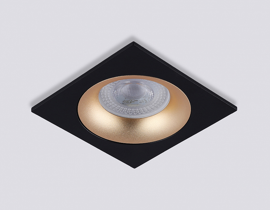 TN102730 BK/GD черный/золото GU5.3 92*92*23