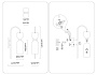 LH53335 GD/WH золото/белый G9 max 25W 200*80*415
