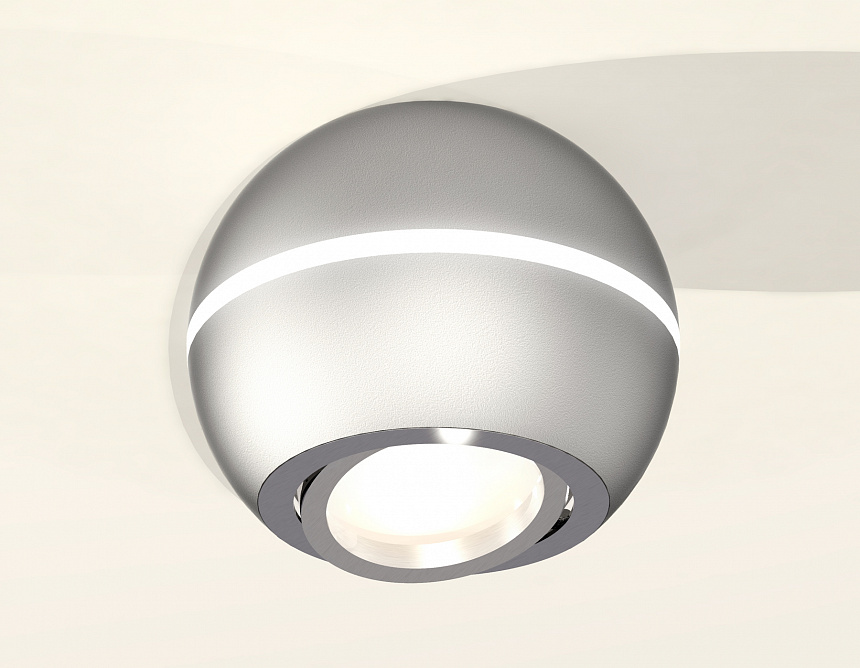 XS1103011 SSL/PSL серебро песок/серебро полированное MR16 GU5.3 LED 3W 4200K (C1103, N7003)