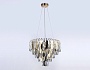 TR5256/8 SGD/CL золото/прозрачный E27*8 max 40W D500*350