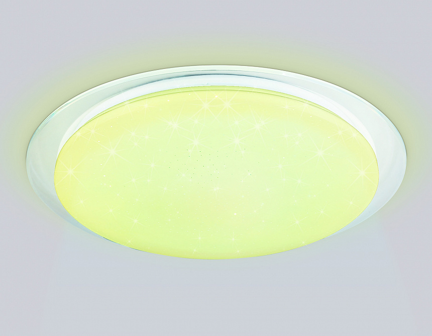 FZ770 WH белый IP20 42W 3000-6500K+RGB 450*55 (ПДУ ИК)