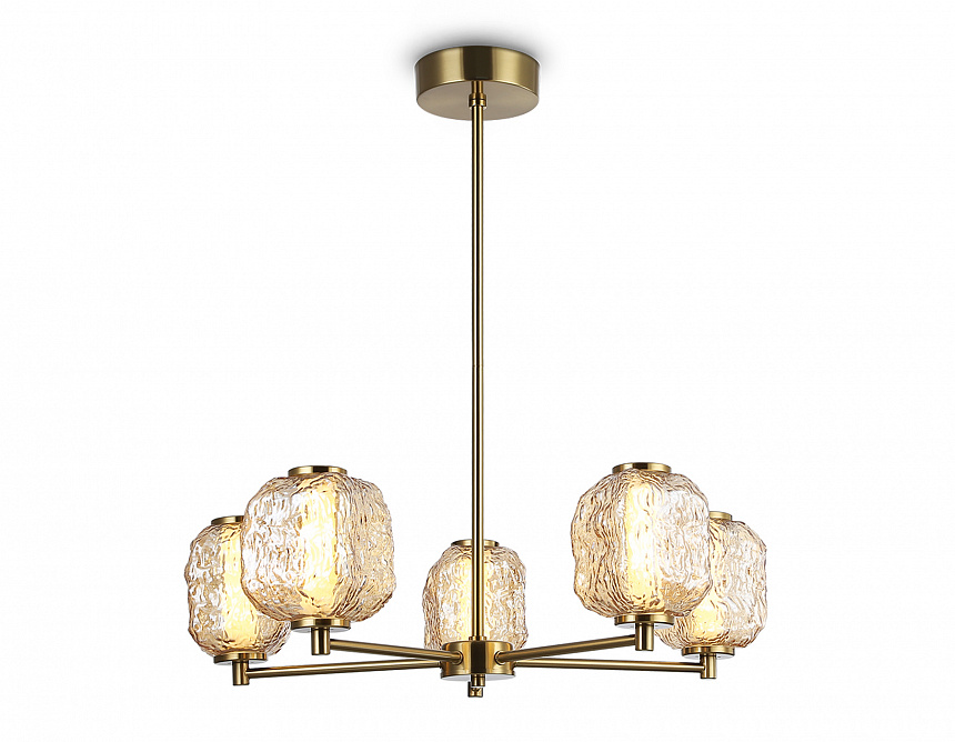 LH30104/5 SB/TI бронза/янтарь 27W 3000K D660*700