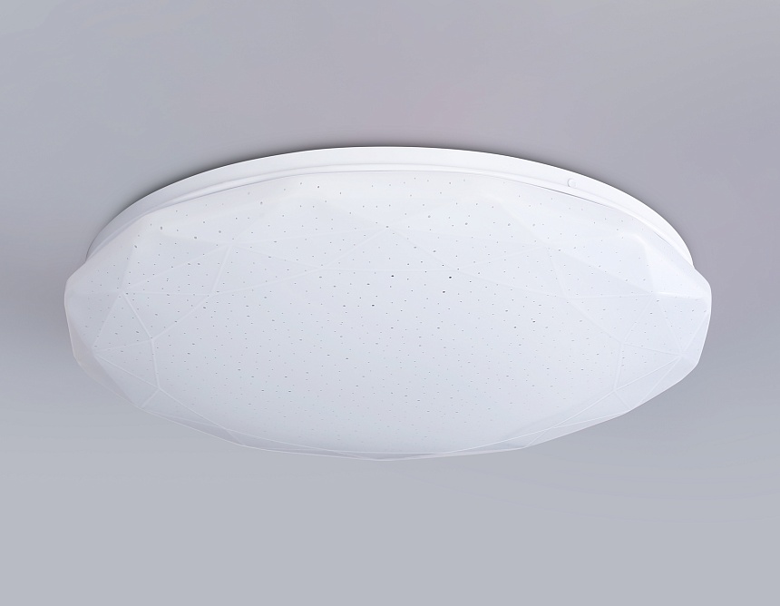 FZ418 WH белый IP20 66W 3000K-6500K+RGB D480*65 (ПДУ ИК)