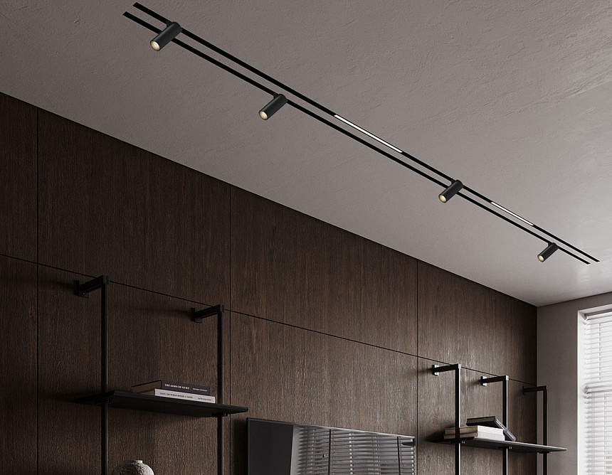 GL2301 BK черный IP20 6W 3CCT 3000/4200/6400K 48V D35*80