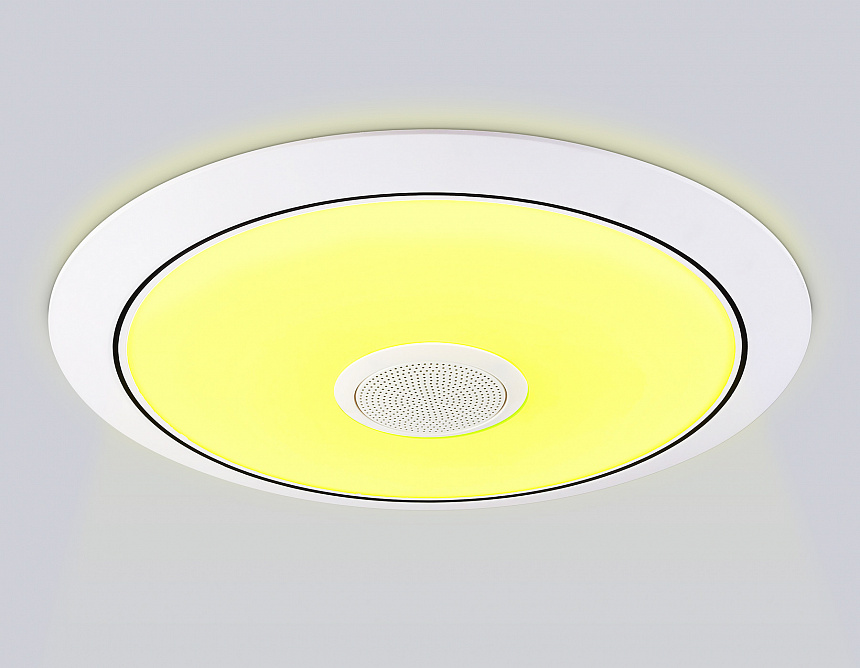 FZ720 WH белый IP20 52W 3000-6500K+RGB Music 450*65 (ПДУ ИК)