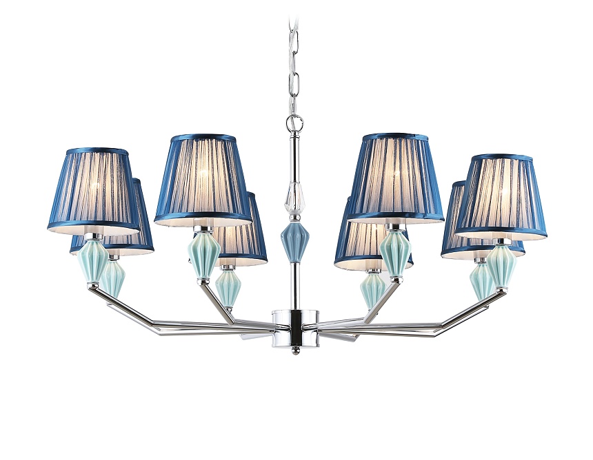 LH75063/8 CH/DB хром/темно синий E14/8 max 40W D870*810