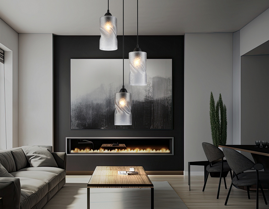 TR3414/3 BK черный E27/3 max 60W D320*1000