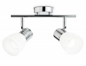 TR3963/2 CH/FR хром/белый матовый E27*2 max 40W 200*105*200