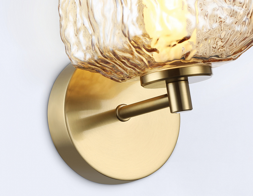 LH30108 SB/TI бронза/янтарь 8W 3000K 140*190*285