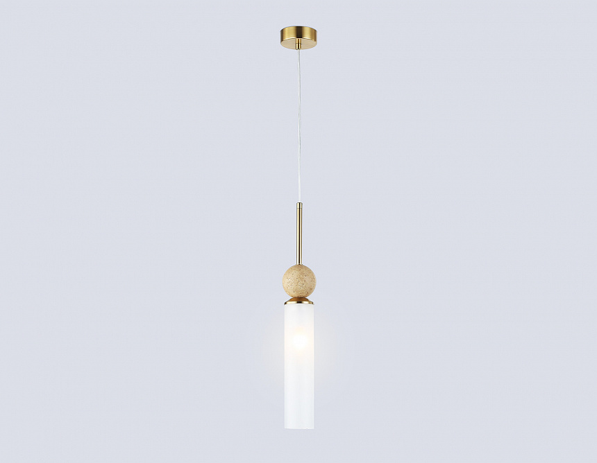 LH53256 BS/FR латунь/белый матовый E14 max 40W D80*470