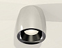 XS1143001 PSL/PBK серебро полированное/черный полированный MR16 GU5.3 (C1143, N7031)