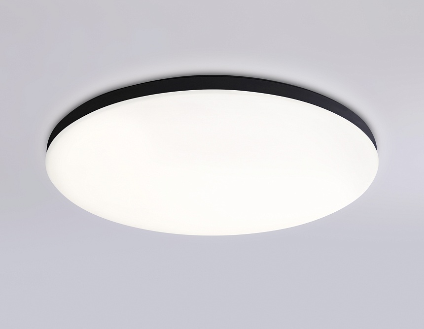 FZ2004 BK черный IP54 20W 3000K-6500K+RGB Wi-Fi Алиса/Tuya/Smart Home/Alexa D300*55 (ПДУ ИК)