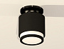 XS7511063 SBK/PBK/FR черный песок/черный полированный/белый матовый MR16 GU5.3 (N7926, C7511, N7121)