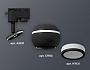 XT1102075 SBK/FR черный песок/белый матовый MR16 GU5.3 LED 3W 4200K (A2521, C1102, N7121)