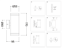 FW2489/2 BK черный GU10/2 max 12W 170*55*95