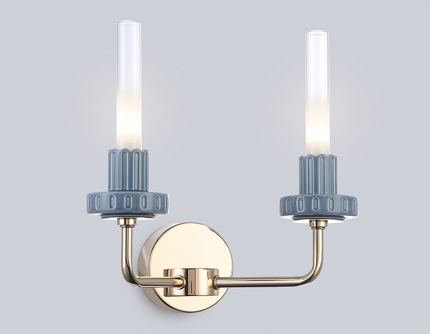 LH53130/2 GD/WH/GB золото/белый/серо-синий 4W 3000K 290*180*290