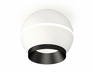 XS1101011 SWH/PBK белый песок/черный полированный MR16 GU5.3 LED 3W 4200K (C1101, N7031)
