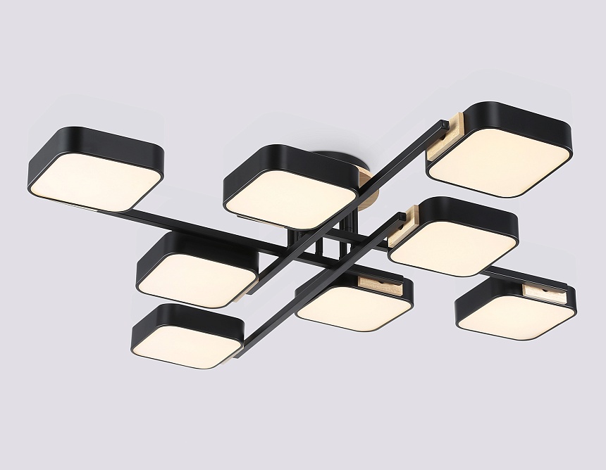 FL4890/8 BK/WD черный/дерево 144W 3000-6000K 960*960*160 (без ПДУ) FL4890/8 BK/WD черный/дерево 144W 3000-6000K 960*960*160 (без ПДУ)