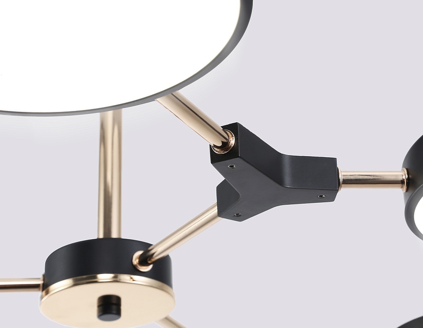 FL516334/6 BK/FGD черный/золото 108W 3000-6000K D780*210 (без ПДУ)