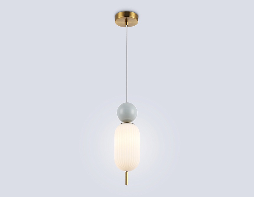 LH53101 BS/GR/FR латунь/серый/белый матовый G9 max 28W D100*330