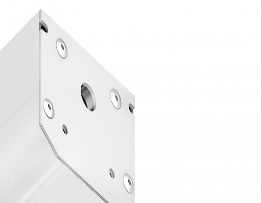 GL3622 WH белый заглушка для корпуса в натяжной потолок для магнитного шинопровода (2шт)